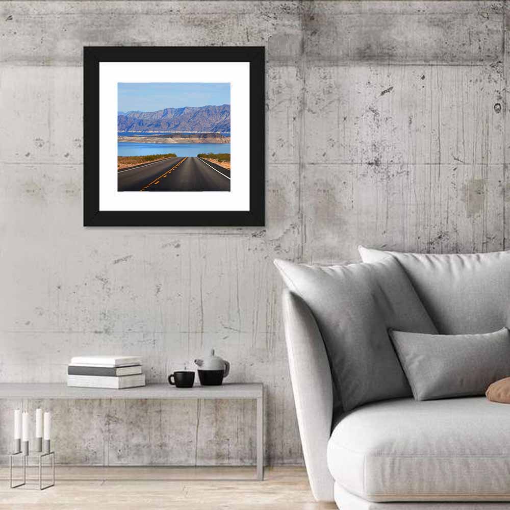 Lake Mead Road Perspective Wall Art