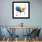 United States Jigsaw Map Wall Art