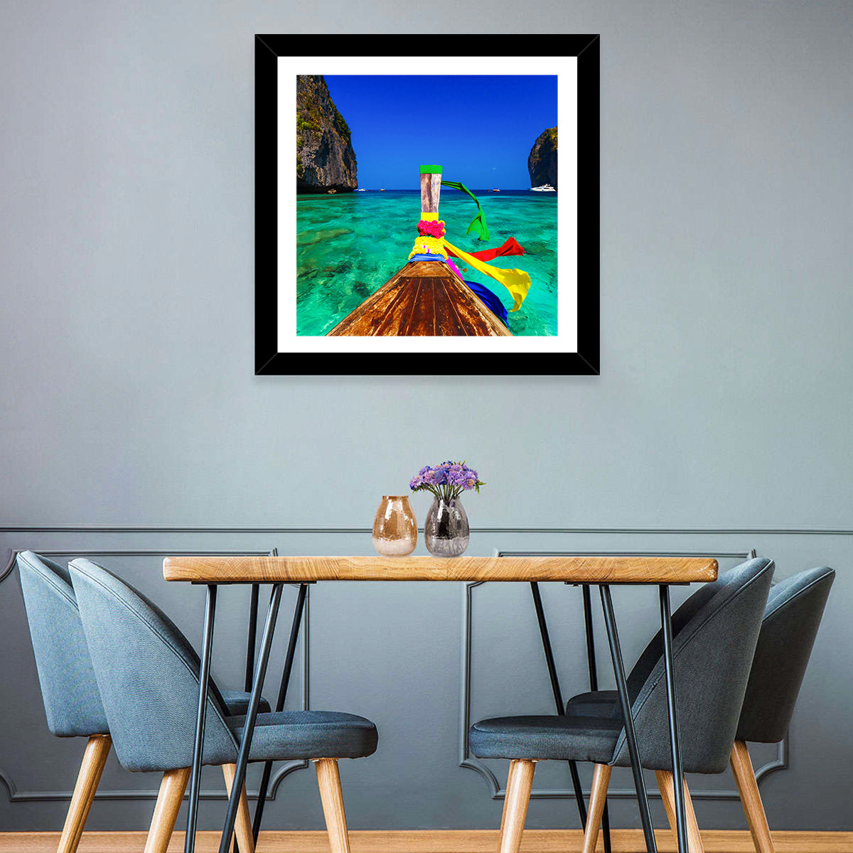 Maya Bay Boat Wall Art