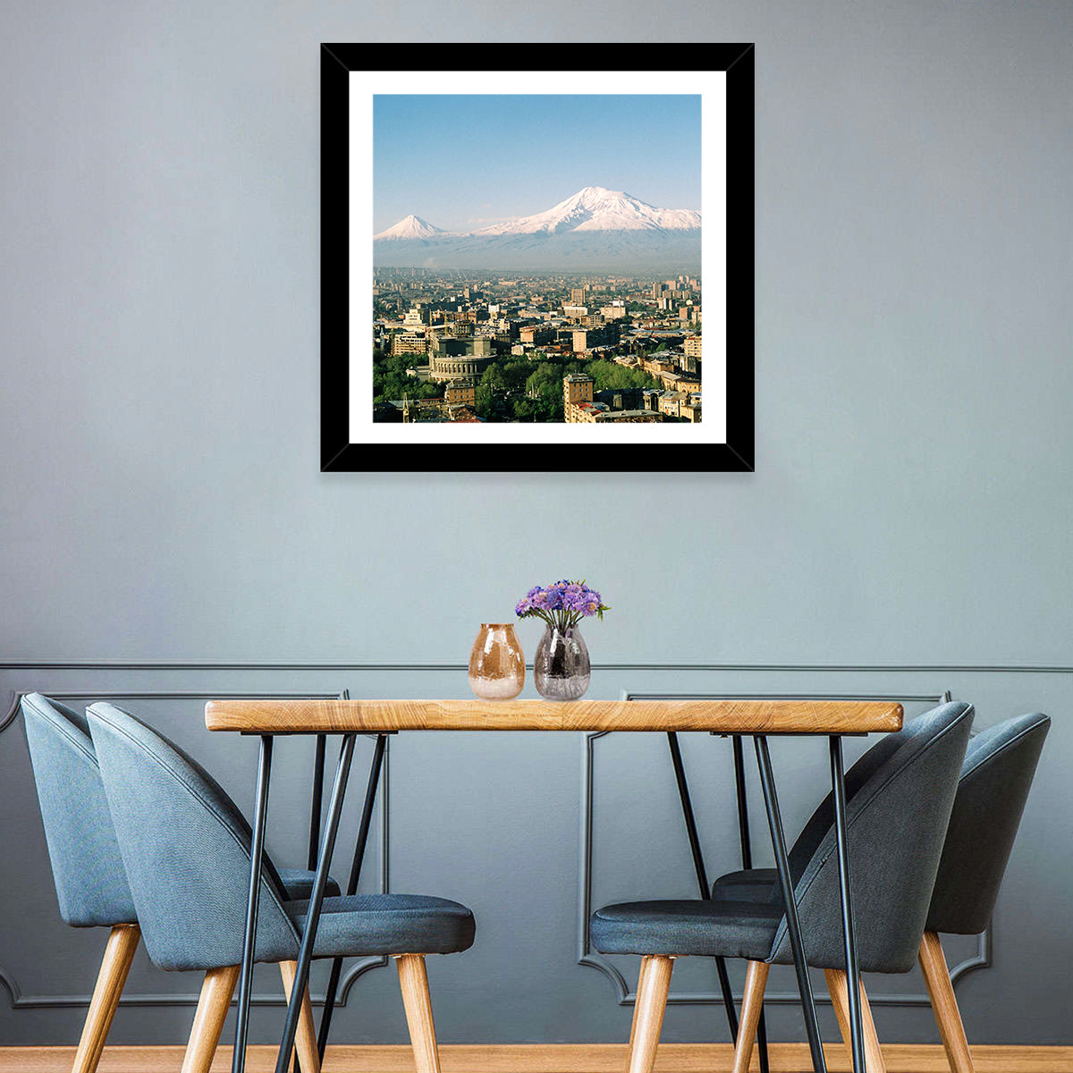 Mount Ararat From Yerevan Wall Art