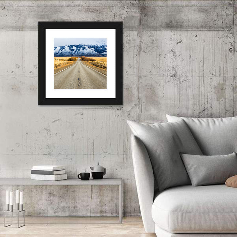 El Calafate Road with Snow Peaks Wall Art