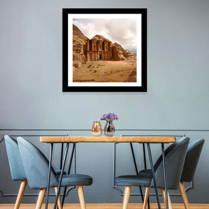 Petra Monastery Wall Art