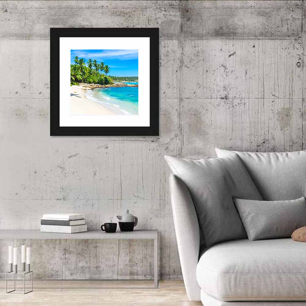 Sri Lanka Tropical Beach Wall Art