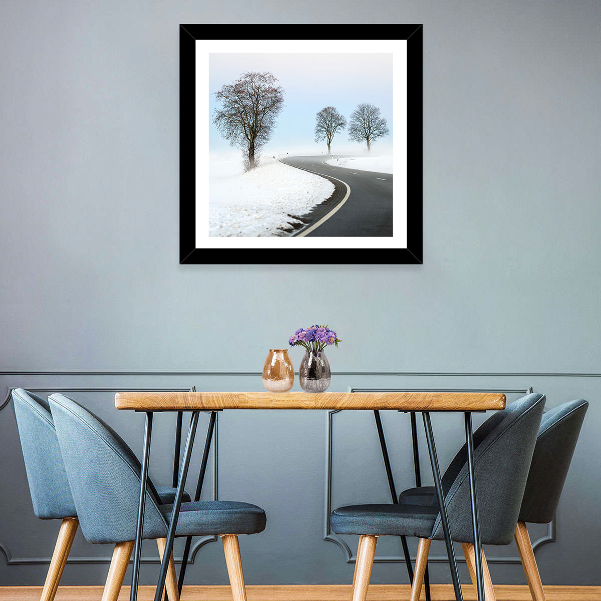 Winter Road Wall Art