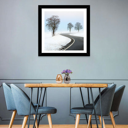 Winter Road Wall Art