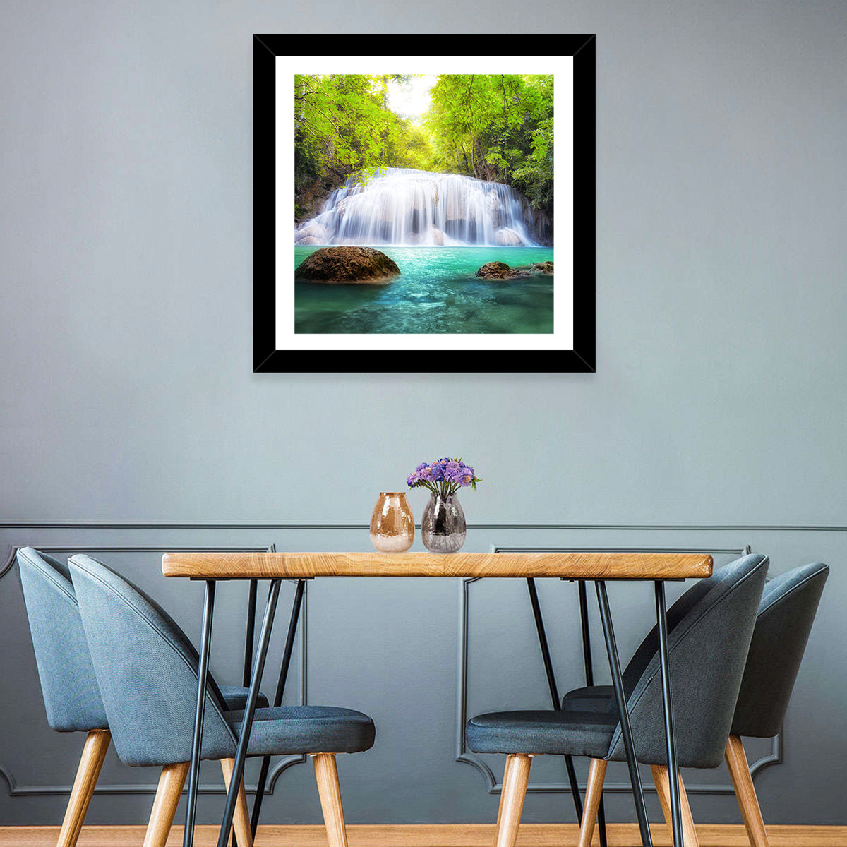 Tropical Waterfall Thailand Wall Art