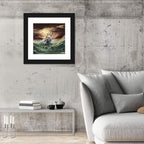 Ship in a Sea Storm Wall Art