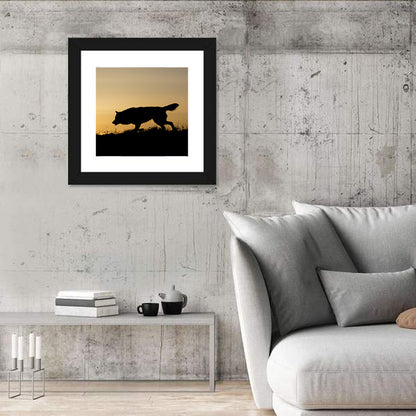 Hunting Wolf Wall Art