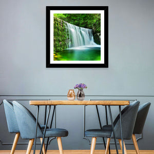 Waterfall in Emerald Lake Wall Art