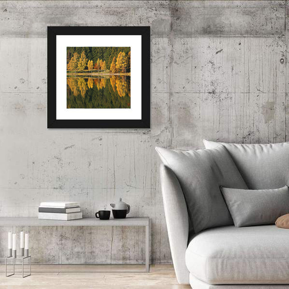 Saint Anna Lake Autumn Reflection Wall Art