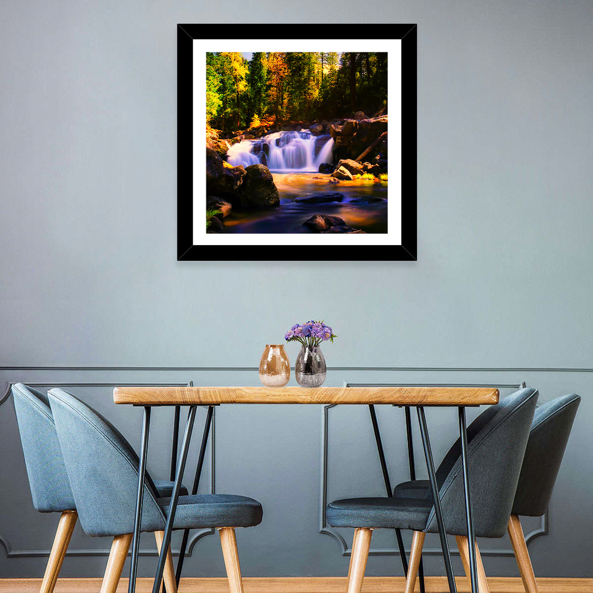 Mountain Waterfall Wall Art