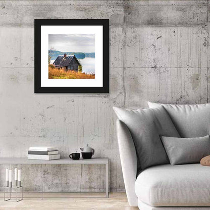 Salmon Lake & House Wall Art