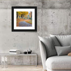 Autumn Road with Golden Canopy Wall Art