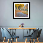 Autumn Road with Golden Canopy Wall Art