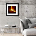 Red Planet Sunrise Limb Flare Wall Art