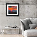 Blue Ridge Sunrise Over Misty Ridges Wall Art