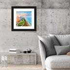 Netanya Coastline at Golden Hour Wall Art