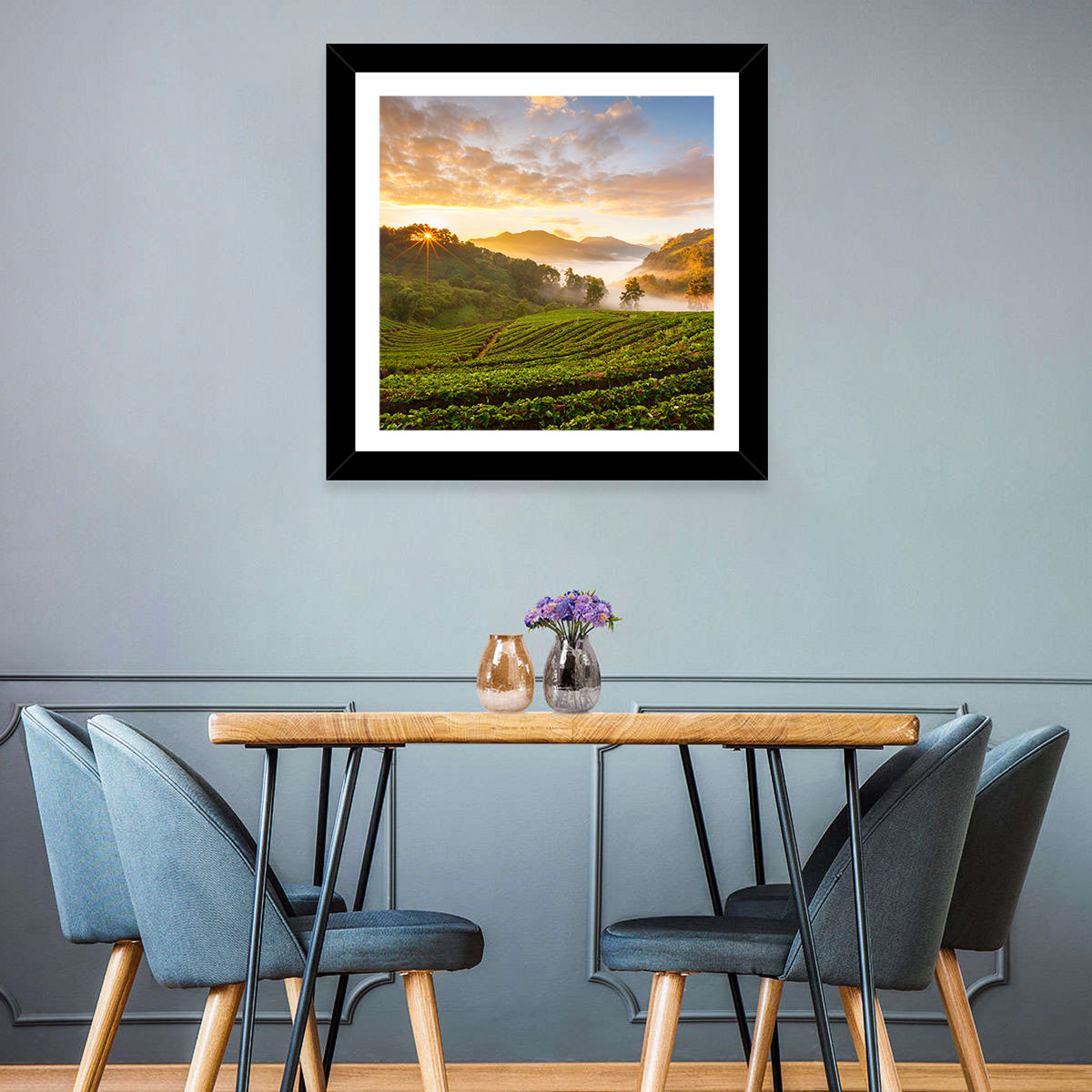 Strawberry Fields Sunrise Wall Art