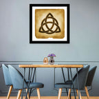 Embossed Trinity Knot Symbol Wall Art