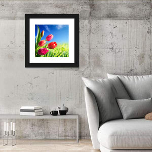 Tulips in Spring Wall Art