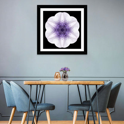 Circular Mandala Flower Wall Art
