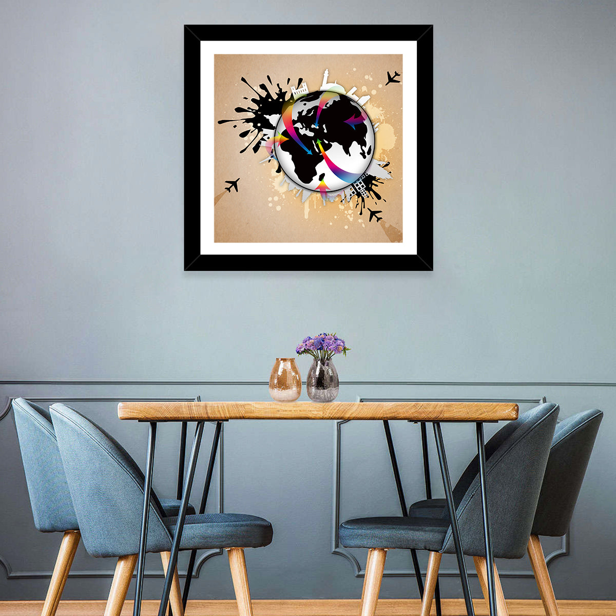 World Tour Concept Wall Art