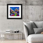Tropical Coral Reef Aquarium Wall Art