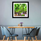 Mossy Rainforest Stream Wall Art