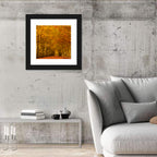 Golden Beech Tree Tunnel in Autumn Wall Art