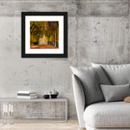 Golden Hour Autumn Path Wall Art