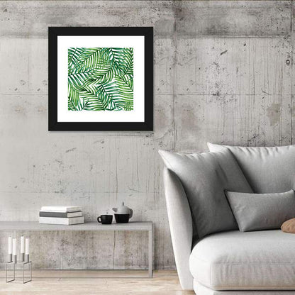 Palm Leaves Pattern I Wall Art