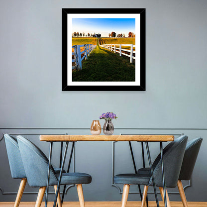 Kentucky Horses Farm Wall Art