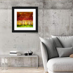 Autumn Tree Row Wall Art