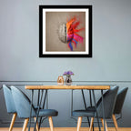 Creative Brain Duality Illustration Wall Art