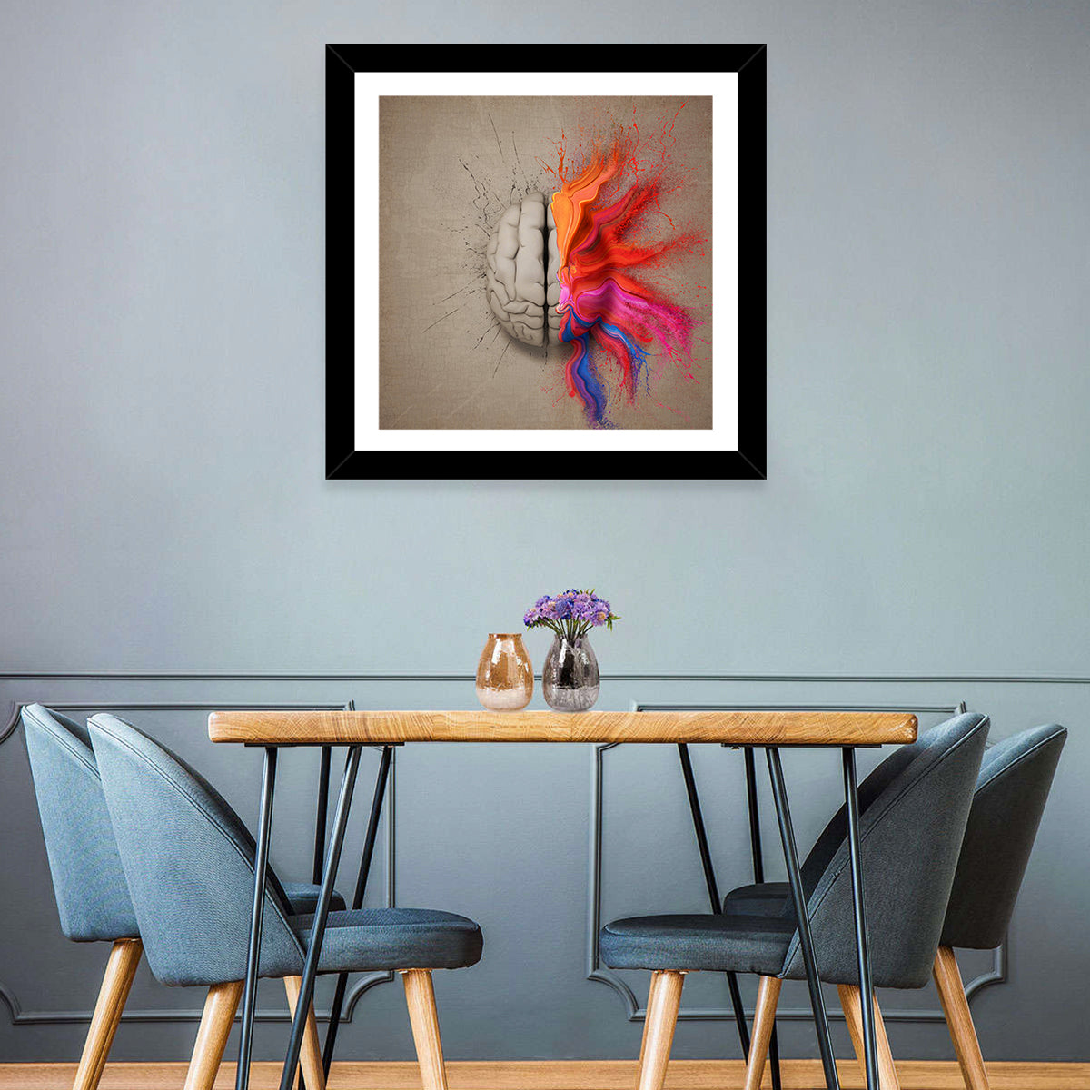 Creative Brain Wall Art