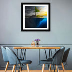 Split Island Tree of Duality Wall Art