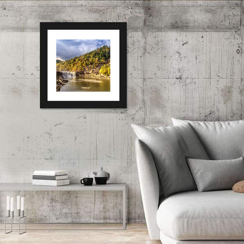 Cumberland Falls Wall Art in a room, square