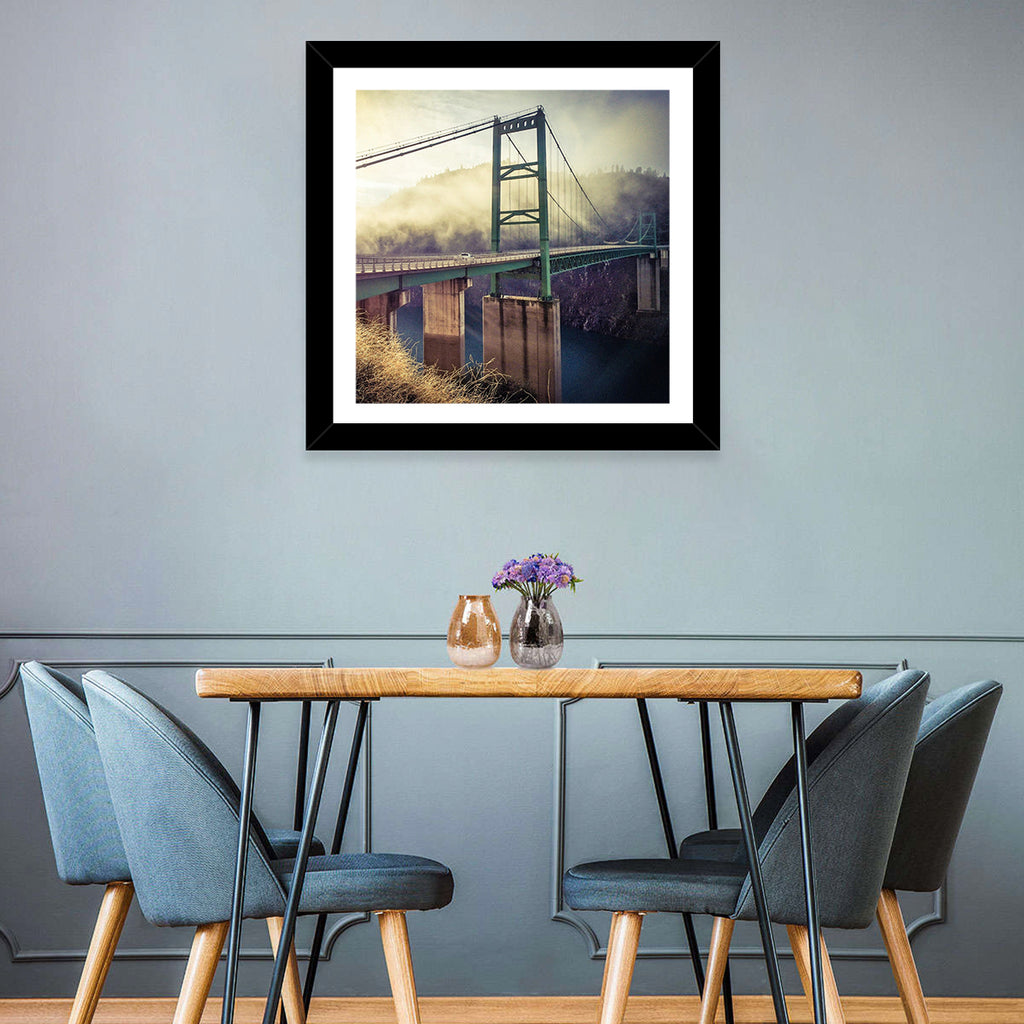 Bridge Over Lake Oroville Wall Art