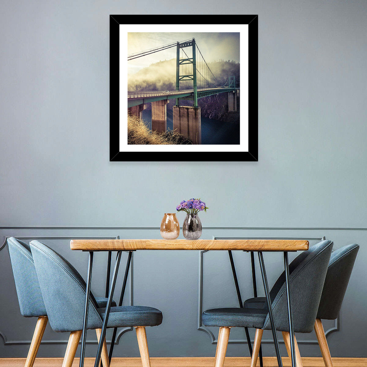 Bridge Over Lake Oroville Wall Art