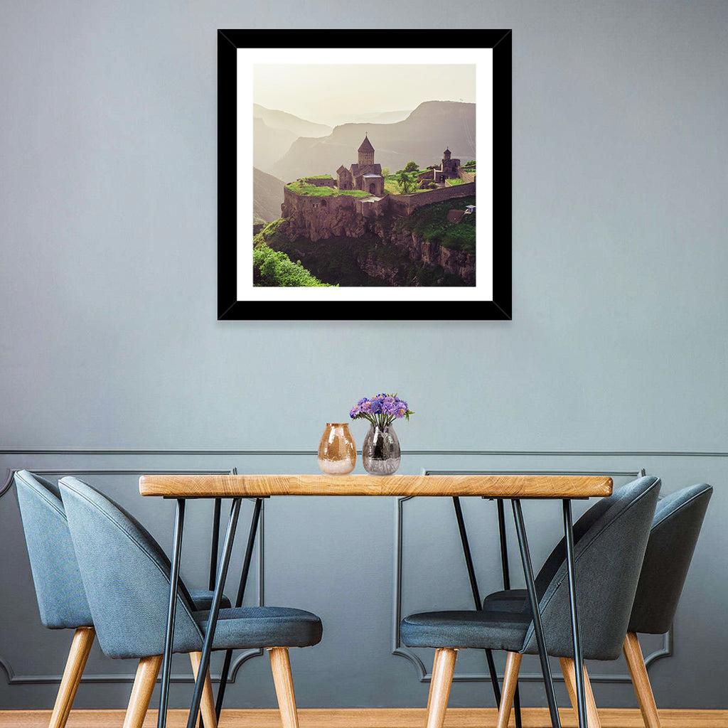 Tatev Monastery at Golden Hour Wall Art