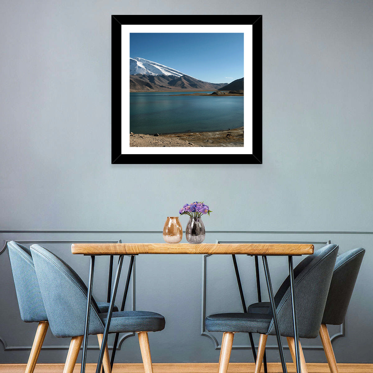 Muztahgata and Karakul Lake Wall Art