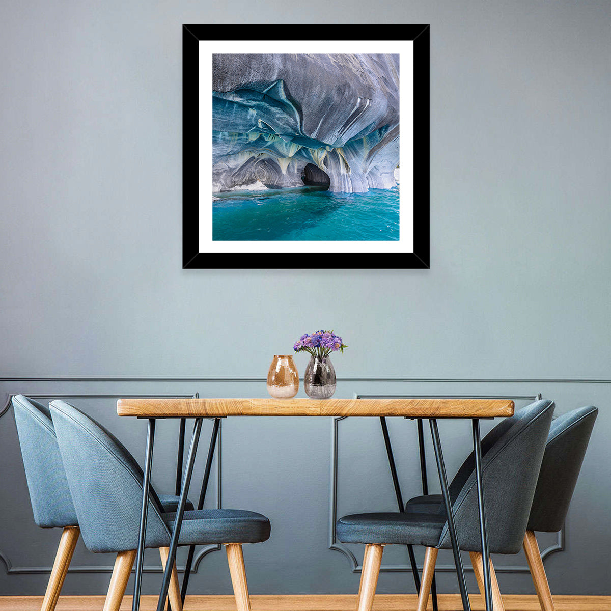 General Carrera Marble Caves Wall Art in a room, square