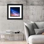 Milky Way Over Silhouetted Hills Wall Art