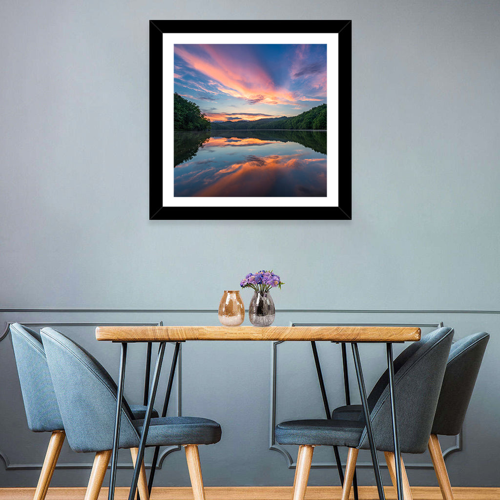 Appalachian Lake Sunset Wall Art
