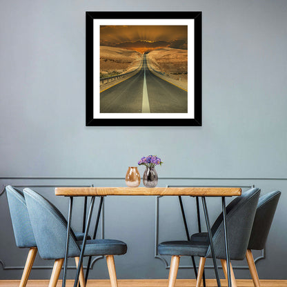 Negev Desert Road Wall Art