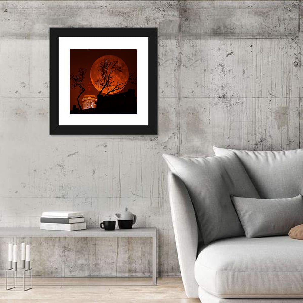 Haunted Supermoon Wall Art
