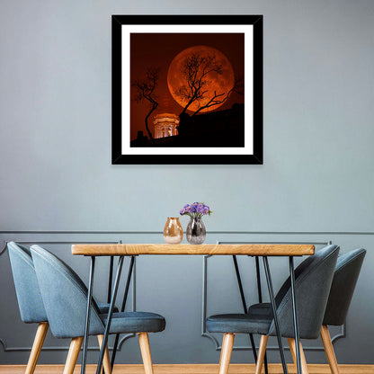 Haunted Supermoon Wall Art