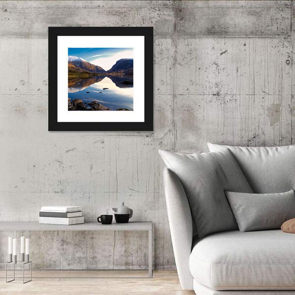 Auger Lake Morning Reflection Wall Art