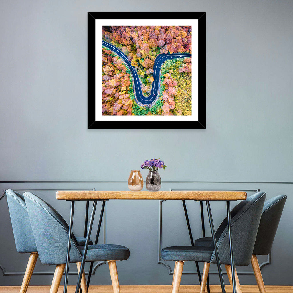 Winding Forest Road Wall Art