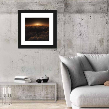 Scenic Clouds Sunset Wall Art
